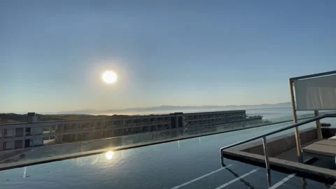 Poolside View Stock Footage 236267266