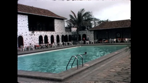 Poolside Villa Stock Footage 278167362