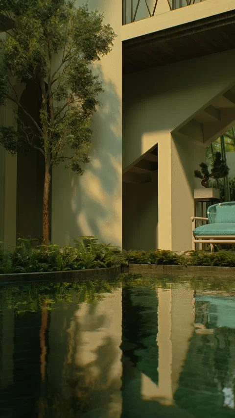 Poolvilla 10 Stock Footage 317537884