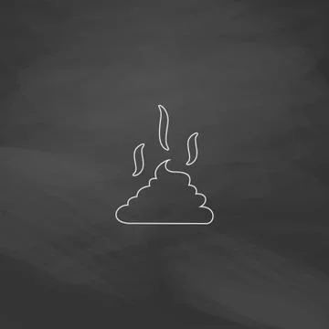 Poop computer symbol Illustrazione stock
