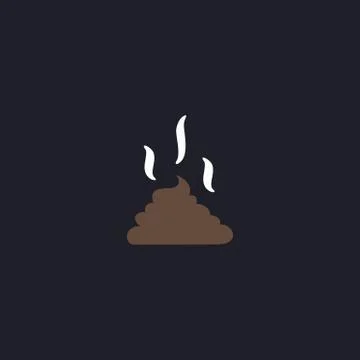 Poop computer symbol Illustrazione stock