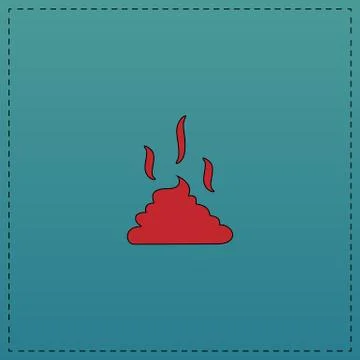 Poop computer symbol Illustrazione stock
