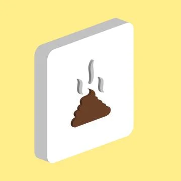 Poop computer symbol Stock Illustration