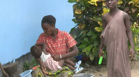 Poor African Child Stock Footage 459192