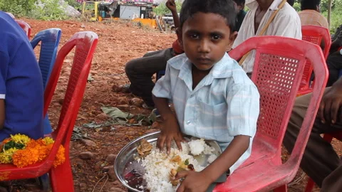 Poor Child Eating Stock Video Footage | Royalty Free Poor Child Eating ...