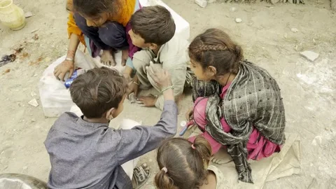 Poor child Stock Footage 298583318