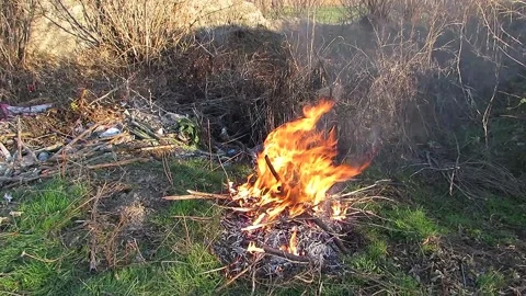Poor countries in a landfill Stock Footage 143020440