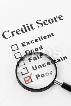 Poor Credit Score Stock Photos