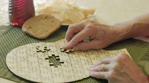 Poor diet leading to loss of memory or brain function concept Stock Footage 305710936