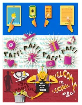 Poor genie Stock Illustration