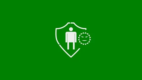 Poor Health - Weak Immune System - Green Screen, 7.5% gray Stock Footage 332706949
