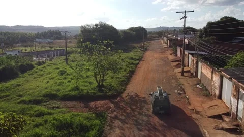 Poor  Neighborhood Stock Footage 132217394