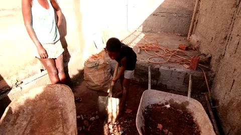 Poor of Planaltina, Brazil Video stock 131656675
