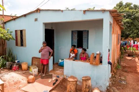 Poor of Planaltina, Brazil Stock Photos