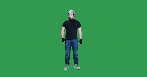 Poor Victorian man gets swarmed by bees Stock-Footage 83991333