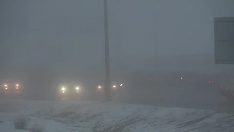 Poor visibility Stock Footage 322530570