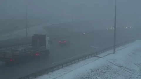 Poor visibility Stock Footage 322530585