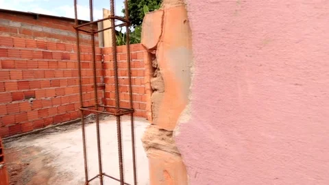 Poorly constructed homes in Brazil Stock Footage 235467386