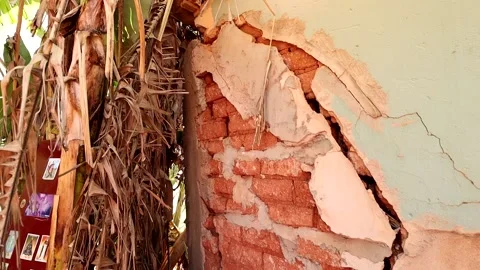 Poorly constructed homes in Brazil Stock Footage 235467715