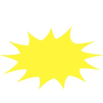 Pop and simple explosive balloon separately Stock Illustration