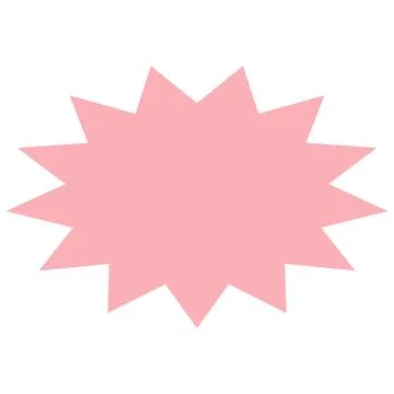 Pop and simple explosive balloon separately?pink? Stock Illustration