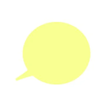 Pop and simple speech bubble separately イラスト素材