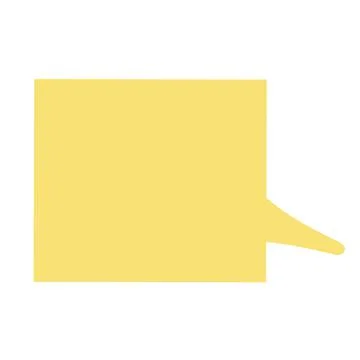 Pop and simple speech bubble separately Stock Illustration