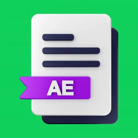 Pop up animation format file 3d icon Stock Footage 292949580