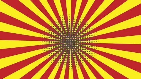 Pop Art Animation of Comic Speech Bubble with Blank Copy space Stock Footage 101384365