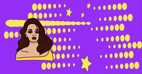 Pop art animation Video stock 153579082