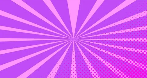 Pop art background abstract creative vector comics style blank layout templat Stock Illustration