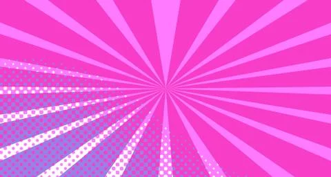 Pop art background abstract creative vector comics style blank layout templat Stock Illustration