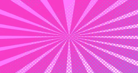Pop art background abstract creative vector comics style blank layout templat Stock Illustration