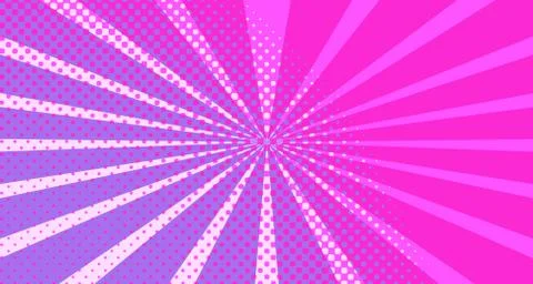 Pop art background abstract creative vector comics style blank layout templat Stock Illustration