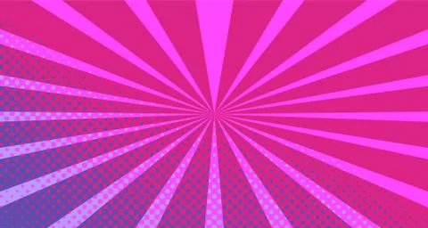 Pop art background abstract creative vector comics style blank layout templat Stock Illustration
