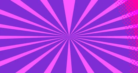 Pop art background abstract creative vector comics style blank layout templat Stock Illustration