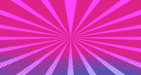 Pop art background abstract creative vector comics style blank layout templat イラスト素材