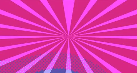 Pop art background abstract creative vector comics style blank layout templat Stock Illustration