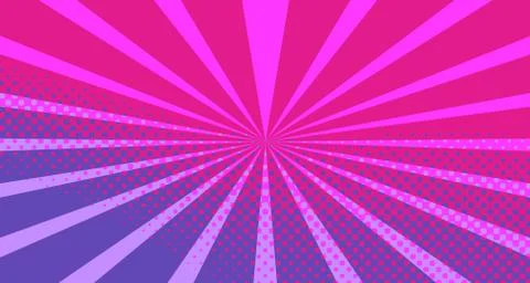 Pop art background abstract creative vector comics style blank layout templat Stock Illustration