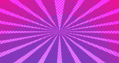 Pop art background abstract creative vector comics style blank layout templat Stock Illustration