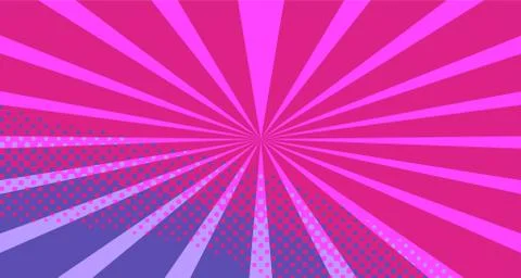 Pop art background abstract creative vector comics style blank layout templat Stock Illustration