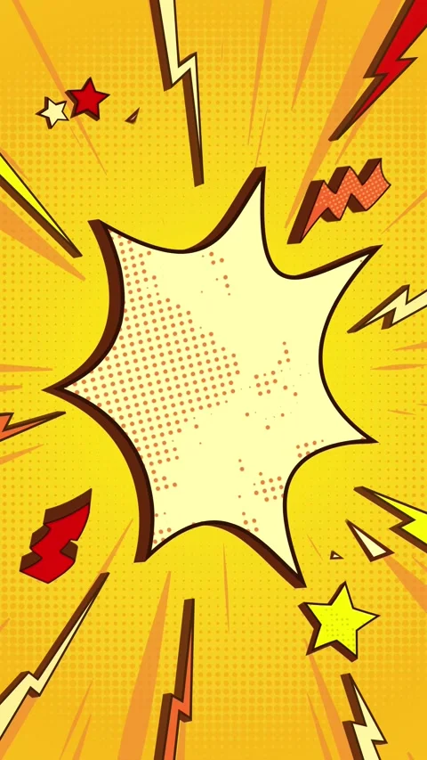 Pop art background with explosions and lightning 動画素材 274832390