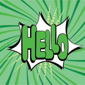 Pop art background Stock Illustration