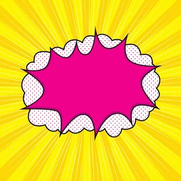 Pop art Background Vector Illustration. Comic starburst pattern. Stock Illustration