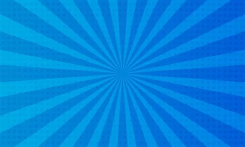 Pop art blue background comic cartoon Stock Illustration