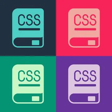 Pop art Books about programming icon isolated on color background. Programming Stock Illustration