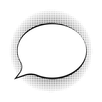 Pop art, bubble comics on white background Stockillustratie