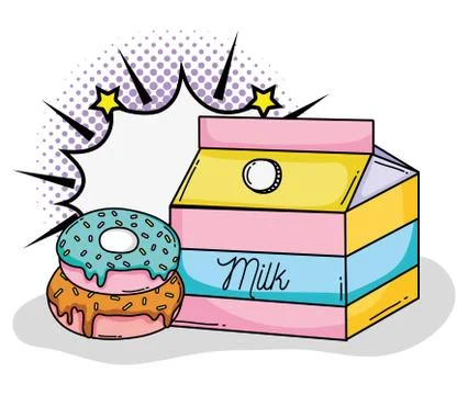 Pop art cartoons Stock Illustration