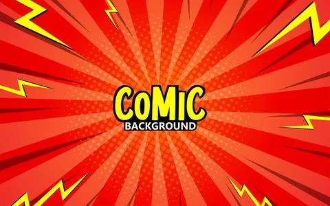 Pop art comic background. Cartoon Vector Illustration Stock Illustration