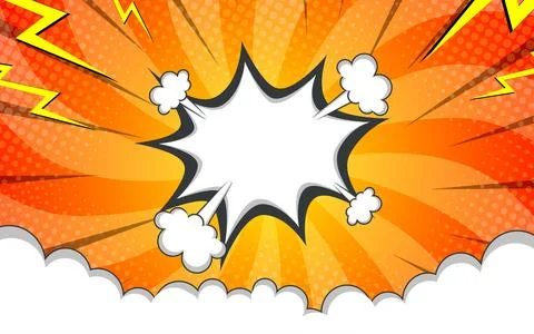Pop art comic background Cartoon Vector Illustration Stock Illustration